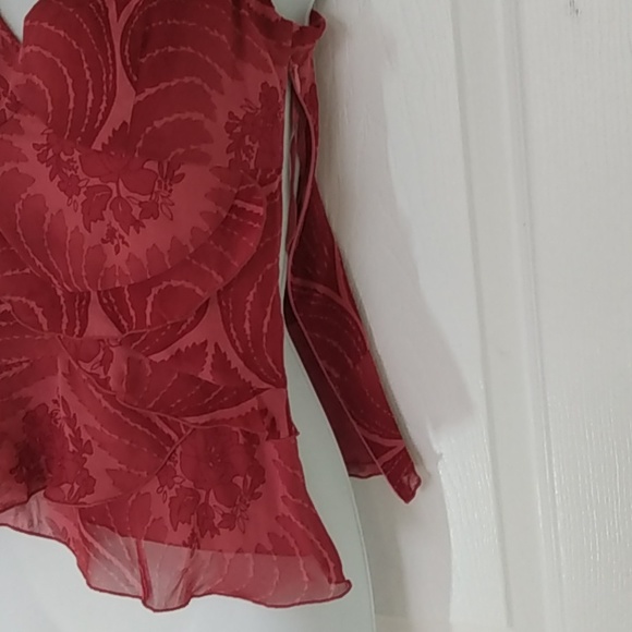 ESPRIT Collection Pleated Flower Cami Top Blouse XS - Picture 10 of 13